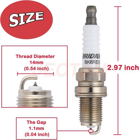 مقابس الإشعال البديلة للسيارات SK20R11 90919-01210 IRIDIUM SPACK SIPS 6 PCS متوافقة مع 1992-2012 LEXUS GS430 GX470 HS250H LS430 LX470 ، 4RUNNER CAMRY COROLLA RAV4 Sequoia Tundra 3297 in Saudi Arabia