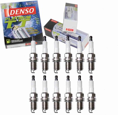 12 PC Denso Platinum TT Sparks Plugs متوافقة مع Mercedes-Benz C320 3.2L V6 2001-2005 in Saudi Arabia