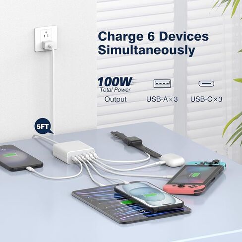 شاحن iPhone 16 15 وسلك كابل من النوع C إلى C بطول 10 أقدام، كتلة شحن USB C / iPad سريع التوصيل الجداري محول الطاقة مكعب صندوق الطوب لهاتف Apple iPhone 16 Pro Max/16/15 Plus/15 Pro/12.9/11 بوصة/Air 4/ الخامس/ميني in Kuwait