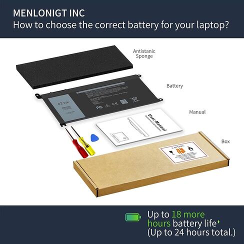 بطارية 15.2V 56Wh 33YDH لأجهزة Dell Inspiron 17 7000 7773 7779 7778 7786 2 في 1 15 7577 G3 3579 3779 G5 5587 G7 7588 خط العرض 13 3380 14 3490 3590 3580 3400 3500 فوسترو 7580 PVHT1 P30E P30E001 081PF3 in Kuwait