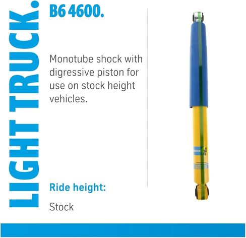 Bilstein 4600 Series Pair of Front Shocks fits 2003 2010 Dodge Ram 2500 3500 RWD Without Solid Front Axle | TrendsAuto Decal | 24-186063 in Saudi Arabia