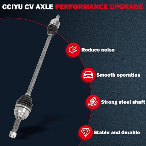cciyu 66-6414 66-6413 Front Left & Right CV Axle Shaft Assembly For Nissan For Versa 2012-2018 For Nissan For Versa Note 2014-2019 FWD in Saudi Arabia