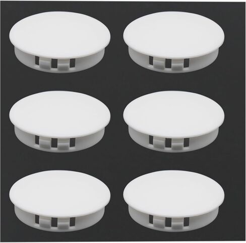 6 Pcs Plastic Hole Plug for Round Holes 2" Snap in Locking Hole Plugs Round Drill Hole Cover Black Panel Knockout Locking Plugs in Saudi Arabia