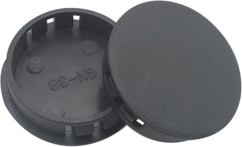 6 Pcs Plastic Hole Plug for Round Holes 2" Snap in Locking Hole Plugs Round Drill Hole Cover Black Panel Knockout Locking Plugs in Saudi Arabia