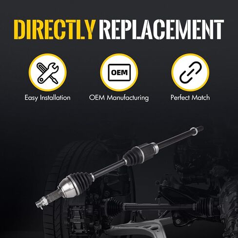 KUSATEC CV Axle Shaft Assembly Compatible with Nissan Altima 2013 2014 2015 2016 2017 2018, Front Right side, 2.5L L4, Replace# 66-6431 in Saudi Arabia