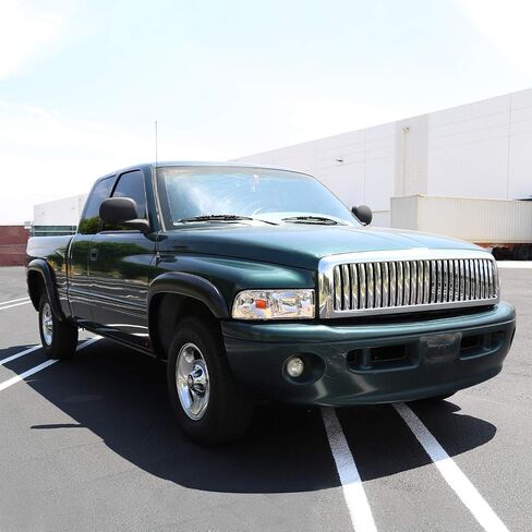 SPEC-D TUNING 1Pc Chrome Housing Clear Lens Headlights Compatible with 1994-2001 Dodge Ram 1500, 1994-2002 Dodge Ram 2500 3500, L+R Pair Head Light Lamp Assembly in Kuwait