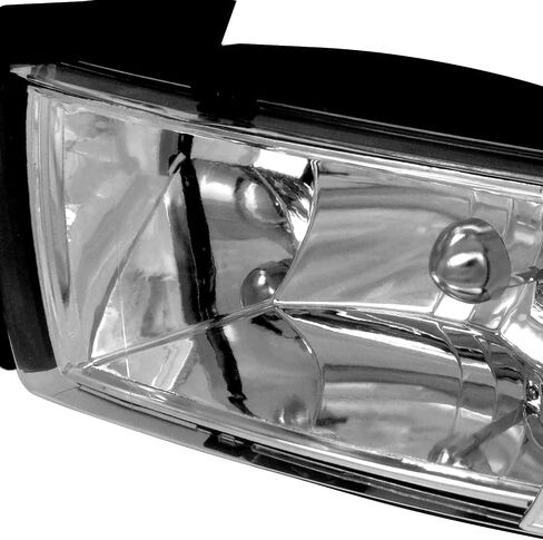 SPEC-D TUNING 1Pc Chrome Housing Clear Lens Headlights Compatible with 1994-2001 Dodge Ram 1500, 1994-2002 Dodge Ram 2500 3500, L+R Pair Head Light Lamp Assembly in Kuwait