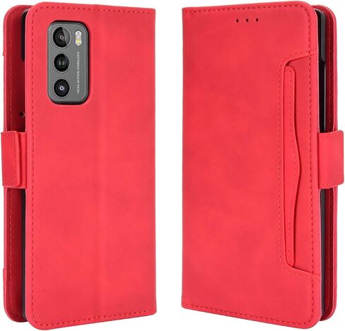 حافظة لهاتف LG Wing 5G، حافظة لهاتف LG LMF100TMK Wing 5G / LMF100VM1 LMF100EMW LMF100VMY LMF100N حافظة فليب من جلد البولي يوريثان باللون الأسود in Saudi Arabia