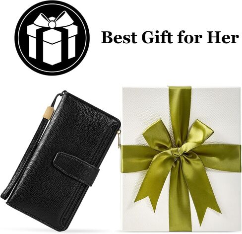 Wallets for Women Credit Card Holder with RFID Blocking Large Capacity Wristlet in Saudi Arabia
