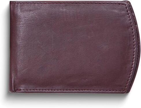 Solid Brown Super Slim Bi-Fold Wallet in Saudi Arabia