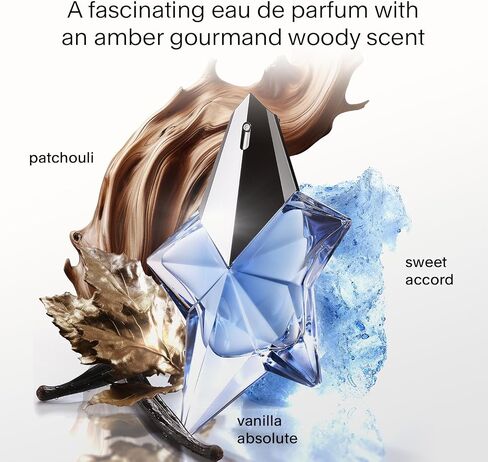 Mugler Angel - Eau de Parfum - عطر المرأة - Ambery & Woody - مع البرغموت ، Praline ، و Patchouli - عطر طويل الأمد in Saudi Arabia