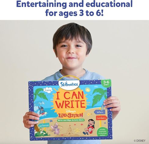 نشاط تعليمي لمرحلة ما قبل المدرسة من Skillmatics - يمكنني كتابة أميرات ديزني، لعبة تعليمية للأطفال والأطفال الصغار ومرحلة ما قبل المدرسة الذين يحبون الألعاب والأنشطة الفنية والحرفية، للأعمار 3 و4 و5 و6 سنوات in Kuwait