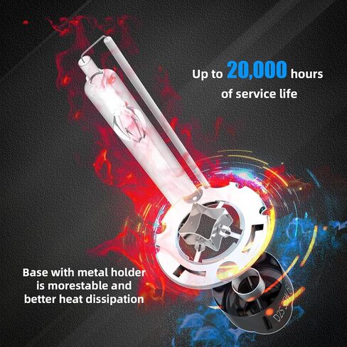 D2S HID Bulbs 6000K 4000LM Ultra-Bright xenon headlight 35W Replacement 66340 42403 42302 Headlamp - Pack of 2(Not fit Halogen Assembly) in Kuwait
