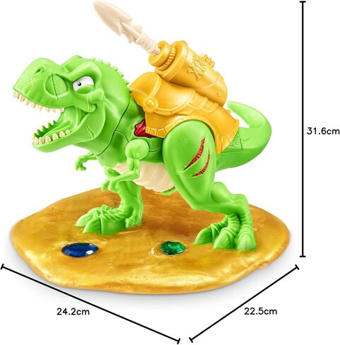 Smashers Dino Island Gold Treasure Hunt (Orange) by ZURU, Treasure Hunt Themed Toy, Interactive Toy, Collectable Toy for Kids and Teens in Saudi Arabia