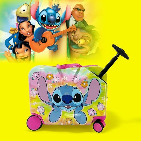 Fast Forward Spiderman Ride on Suitcase for Kids, 18'' Suitcase with Seat for Kids, Cute Lightweight Kids Travel Suitcase Trolley in Saudi Arabia