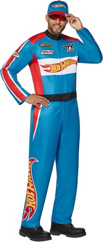 Spirit Halloween Hot Wheels Adult Driver Race Car Costume - Officially Licensed Racing Costume in Saudi Arabia