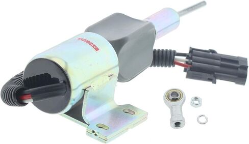 Solarhome 24V Fuel ShutOff Solenoid 3932530 3939701 SA-4756-24 SA-4891-24 6733-81-9110 6733-81-9130 for Cummins R220-5 R210-3 4BT 6BT 5.9L Engine Excavator in Saudi Arabia