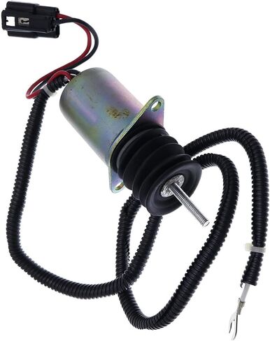 Fuel Shutoff Solenoid 12V AM124377 AM124379 AM102863 Compatible with John Deere Tractor 655 755 756 855 856 955 Skid Steer Loader 375 570 575 675 675B 3375 4475 5575 6675 7775 in Saudi Arabia