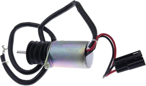 Fuel Shutoff Solenoid 12V AM124377 AM124379 AM102863 Compatible with John Deere Tractor 655 755 756 855 856 955 Skid Steer Loader 375 570 575 675 675B 3375 4475 5575 6675 7775 in Saudi Arabia