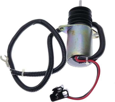 Fuel Shutoff Solenoid 12V AM124377 AM124379 AM102863 Compatible with John Deere Tractor 655 755 756 855 856 955 Skid Steer Loader 375 570 575 675 675B 3375 4475 5575 6675 7775 in Saudi Arabia