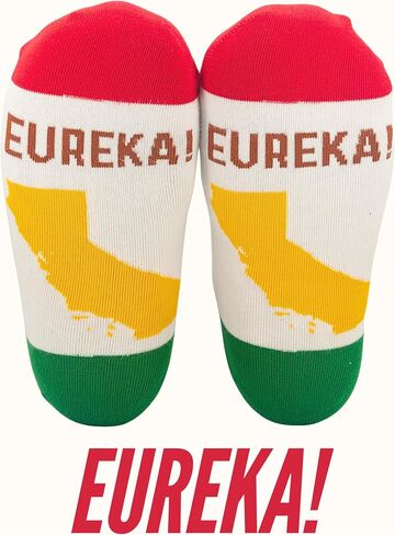 InnoBeta California Gifts Socks for Women Men, California Proud Flag Themed One Size Crew Socks, Eureka in Saudi Arabia