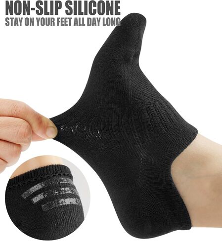 لا توجد جوارب إظهار للسيدات منخفضة القطن الجوارب في الكاحل للأحذية الرياضية غير المرئية غير المرئية الجري in Kuwait