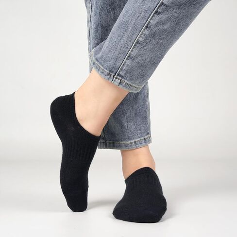 لا توجد جوارب إظهار للسيدات منخفضة القطن الجوارب في الكاحل للأحذية الرياضية غير المرئية غير المرئية الجري in Kuwait