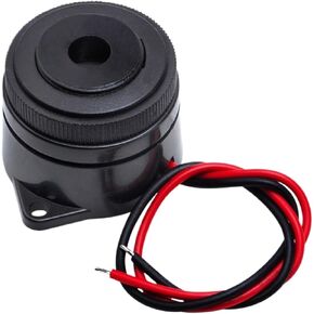 QSI-2910 90DB Buzzer 29.5x24.5mm DC 12V Active piezoelectric Buzzer Continuous Sound in Saudi Arabia