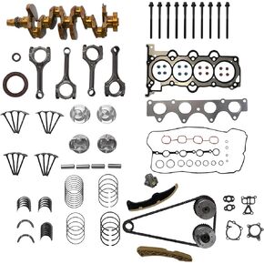 G4FD 1.6L Engine Head Gasket Set w/Crankshaft & Connecting Rod Pistons Timing Chain Kit Fit for Hyundai Tucson Accent Elantra Kia Sportage Rio Soul 2009–2021 209102BB03 in Saudi Arabia