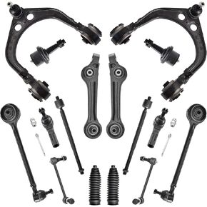 ASTARPRO - 16PC مجموعة التعليق الأمامي لـ Chrysler 300 Dodge Challenger Charger 2011 2012 2013 2014 ، 6 Control Arms Upper & Lower 2 Bars 4 TIE RODS 2 Lower Ball Confinters 2 Boots Replication in Kuwait