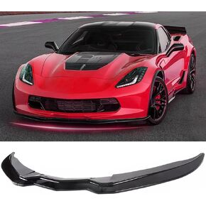 لعام 2014-2019 C7 Corvette Gloss Black Front Lip/Z06/Z51/Grand Sport (Not Fits ZR1) STG Pront Presper Lip Spoiliter Spoiler Dyler Body Body Kit Corvette C7 Chin Copler in Kuwait