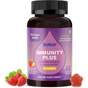 Ashwagandha Gummies ، KSM -66 Ashwagandha Root Extract مع فيتامين D3 ، دعم الإجهاد الدعم المناعي للبالغين - خالية من الكائنات المعدلة وراثيًا ، خالية من الغلوتين (Raspberry ، 60 Count) in Kuwait