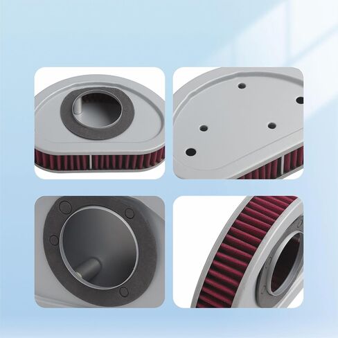 High Performance Air Filter HD-9608 For Harley Davidson 2012-2015 FLD Switchback, 2008-2016 Fat Bob, Dyna Low Rider, Wide Glide, Super Glide Custom, Street Bob in Saudi Arabia