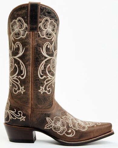 Shyanne Women's Lasy Floral Assorized Western Boot Snip Toe - BSWFA22L12 in Kuwait