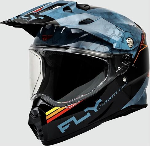 Fly Racing Trekker Kryptek إخفاء خوذة (قائمة/أسود/أحمر ، X-Small) in Saudi Arabia