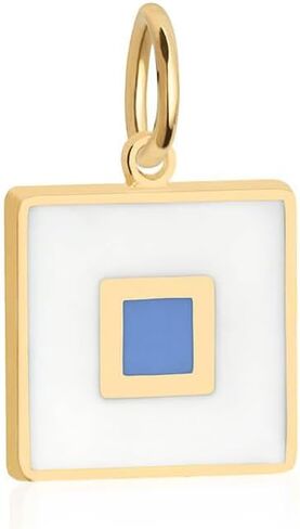 Letter Nautical Flag Mini Charm For Charm Bracelets and Necklaces-Gold Vermeil in Saudi Arabia