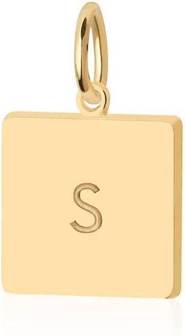 Letter Nautical Flag Mini Charm For Charm Bracelets and Necklaces-Gold Vermeil in Saudi Arabia
