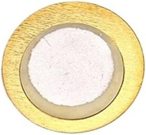 100pcs/lot 20mm سماكة 0.33mm Piezo قرص النحاس لمكبر صوت مستشعر ضغط الجرس in Saudi Arabia