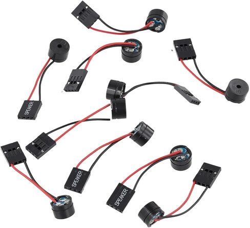 10pcs مكبر صوت صفر أنذار كمبيوتر Case Buzzer DIY الكمبيوتر الأم على متن الطائرة على متن الطائرة in Saudi Arabia
