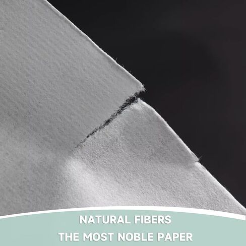 VEOOK 100 ورقة مقاس حرف 8.5 بوصة × 11 بوصة ورق التوت، ورق الأرز من الألياف الطبيعية، ورق مناديل مزخرفة Decoupage لكتابة اللوحات اليدوية، تغليف هدايا الخط (MP-04) in Kuwait