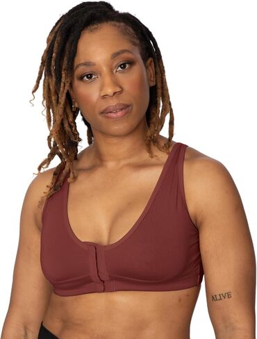 AnaOno Post-Surgical Pocketed Recovery Mastectomy Bra - Soft Compression Bra with Breast Pad Inserts in Kuwait