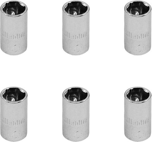 YXQ 10mm Sockets, 6 Point 1/4 Inch Drive Shallow Socket Set, 20Pcs in Kuwait