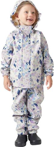 Helly-Hansen Kid's Bergen 2.0 Pu Riberet Aop ، 390 Jungle Green Aop ، 6 in Saudi Arabia