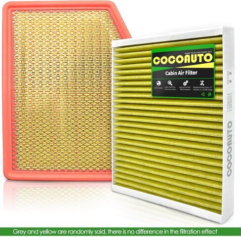 Cabin Engine Air Filter Kit for Chevy Silverado 1500 GMC Sierra 1500 2014-2018, Suburban Tahoe Yukon 2015-2020, Sierra 2500 3500 HD 2015-2019, 22808781 & 22845992 (Not for Diesel) in Kuwait