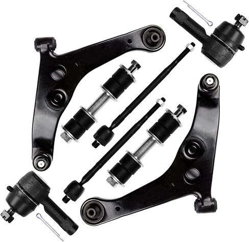 ذراع التحكم الأمامي وملفات التعادل في الذراع المتصلة بالكرة في الفترة 2002-2006 لـ Mitsubishi Lancer - 8pcs مجموعة in Saudi Arabia