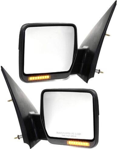 Kool Vue Driver & Prastenger Side Power المرايا المدفأة لفورد F-150 2004-2006 مع جسم جديد محكم الإشارة in Kuwait
