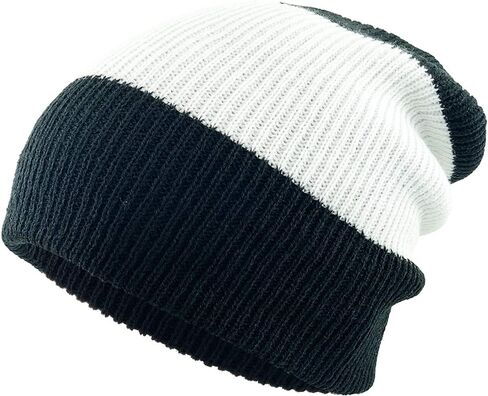 KBETHOS Comfortable Soft Slouchy Beanie Collection Cotton Knit Acrylic Winter Warm Ski Baggy Hat Unisex Various Styles in Kuwait