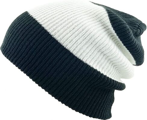 KBETHOS Comfortable Soft Slouchy Beanie Collection Cotton Knit Acrylic Winter Warm Ski Baggy Hat Unisex Various Styles in Kuwait