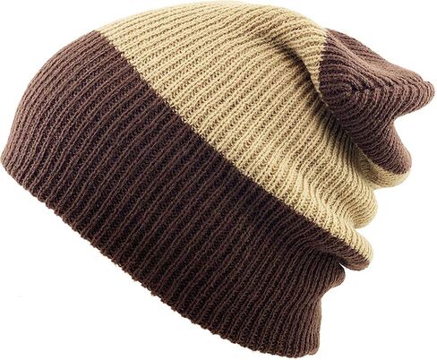 KBETHOS Comfortable Soft Slouchy Beanie Collection Cotton Knit Acrylic Winter Warm Ski Baggy Hat Unisex Various Styles in Kuwait