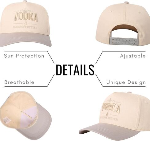 InnoBeta Vodka Gifts for Women Hat Cap, Funny Adjustable Embroidered Trucker Hat for Birthday Christmas in Saudi Arabia